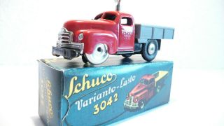 Tin Schuco Varianto Lasto 3042 Made In Us Zone 1945 - 49 Germany And Key
