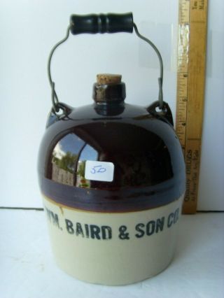 Antique Scarce Quart " Wm.  Baird & Son Co.  " Mineral Water Jug 1880 - 1900 52/50