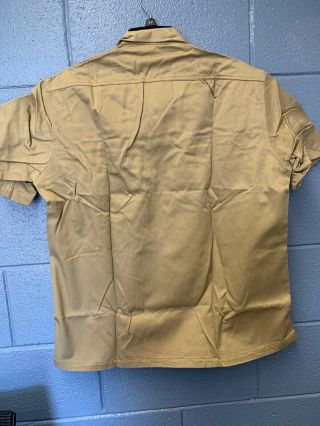 Old Stock Military Uniform Shirt Khaki Cotton DSA - 100 - 2078 Vietnam Era L 60s 3