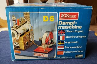 Wilesco D6 Steam Engine,  accessories,  papers 6