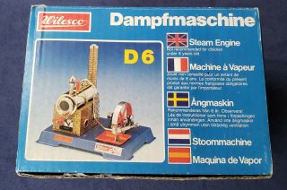 Wilesco D6 Steam Engine,  accessories,  papers 7