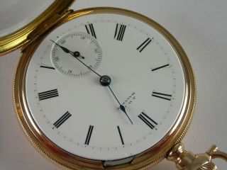 Antique 16s Waltham model 1872 AM Grade 15 jewel pocket watch. 6