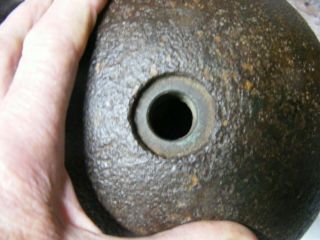 Civil War Artillery Shell or Cannon Ball 9 inch diameter x 68 pounds 3