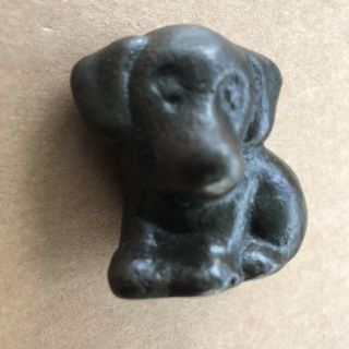 ANTIQUE ART DECO SPENCER CAST IRON DOG PAPERWEIGHT STATUE TOY PUPPY 5