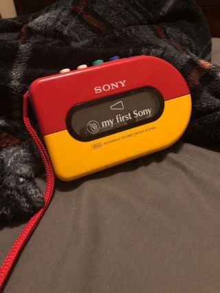 My First Sony Walkman Red,  Yellow,  Blue