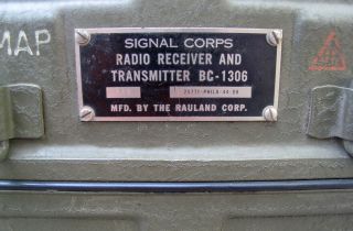 WWII U.  S.  Airborne Radio BC - 1306 part of SCR 694 (Set,  Complete,  Radio 694) 10