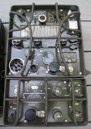 Wwii U.  S.  Airborne Radio Bc - 1306 Part Of Scr 694 (set,  Complete,  Radio 694)