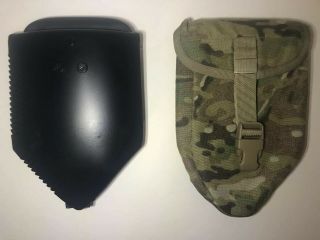 Us Army Ames Entrenching Tool Folding Shovel E Tool Multicam Cover