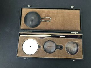Civil War Instruments Ophthalmologist Set.  In Case