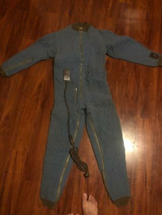 Rare Wwii F - 1 Blue Bunny Heated Flight Suit Pilot Suit Aaf Army Air Corps