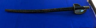 Antique Civil War Sword / Cutlass - Us M1860 - With Rare Scabbard