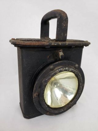 Vintage Military Navy Portable Spot Light Hand Lantern Military Lamp Emco