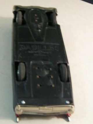 VINTAGE 1959 BLACK CADILLAC 4 - DOOR CONVERTIBLE - BANDAI JAPAN TIN FRICTION TOY 7