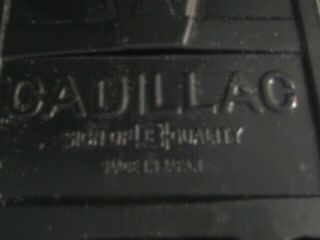 VINTAGE 1959 BLACK CADILLAC 4 - DOOR CONVERTIBLE - BANDAI JAPAN TIN FRICTION TOY 8