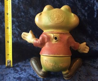Vintage 1948 Ed Mcconnell Rempel Froggy The Gremlin Rubber Squeak Toy 5” Ghoul 2