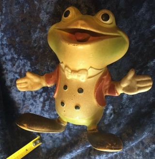 Vintage 1948 Ed Mcconnell Rempel Froggy The Gremlin Rubber Squeak Toy 5” Ghoul 6