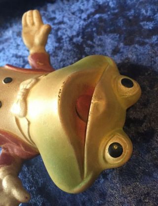 Vintage 1948 Ed Mcconnell Rempel Froggy The Gremlin Rubber Squeak Toy 5” Ghoul 7