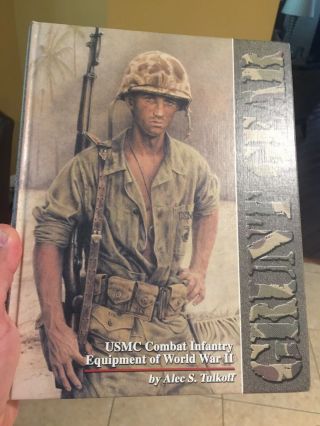 " Grunt Gear " Usmc Marine Us Ww2 Jump Smock Ka - Bar Boondockers Hat Reference Book