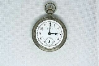 VERY RARE (Only 1700 made) c.  1890 Rockford Pocket Watch,  18s,  16j,  Dueber Case 2