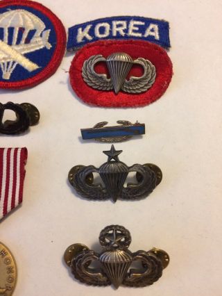 WW2 - Vietnam era Airborne Sterling wings patches 7