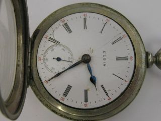 Vintage Elgin Pocket Watch BW Raymond Key Wind / Key Set 18 Size 1820 57mm 2