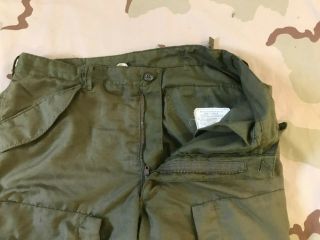 US ARMY PILOT FLIGHT SUIT TROUSERS HOT WEATHER FR NYLON OG 106 NSN 8415 - 935 - 4889 3