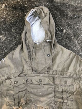 Vintage Wwii Era German Mountain Parka Anorak Gebirgsjager Dated 1943