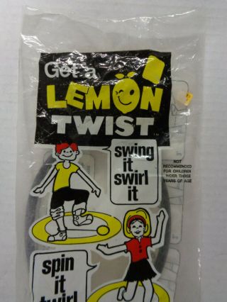 Vintage 1975 Chemtoy Lemon Twist Toy NOS NIP Hop Jump Skip Bump 70 ' s 3