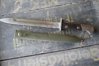 POLISH ARMY BAYONET PERKUN WARSZAWA WZ.  28,  M28 WITH SCABBARD, 3