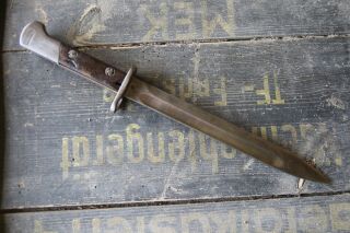 POLISH ARMY BAYONET PERKUN WARSZAWA WZ.  28,  M28 WITH SCABBARD, 8