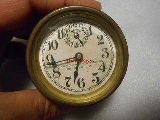 Vintage Minneapolis Heat Regulator Clock