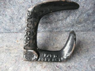 Antique Blakey ' s No.  2 Paragon 1884 Cast Iron Cobbler Shoe Anvil 2