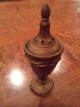 1920s Art Deco Weidlich Bros Bronze Incense Burner Censer Trophy Urn Wb Mfg Co