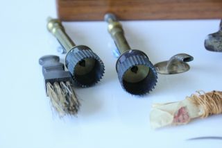 1860s Civil War Doctor Surgeon ' s Amputation Kit & Saw by Goulding & Co.  NY 10