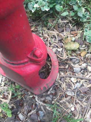 Primitive Vintage Gould Seneca Cast Iron Hand Crank Well Water Pump Garden Decor 6