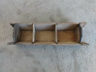 Primitive Antique Home Made Fitted Open Tool Box for Repair Adjustable Tote 4