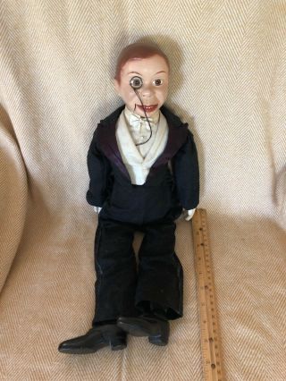 Truly Vintage Charlie Mccarthy Ventriloquist Dummy Doll Edgar Bergen