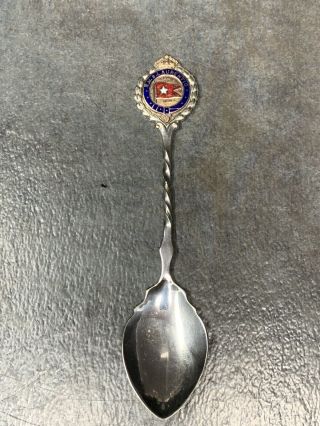 Vintage RMS Laurentic Ocean Liner Enamel Spoon 5.  25” 2