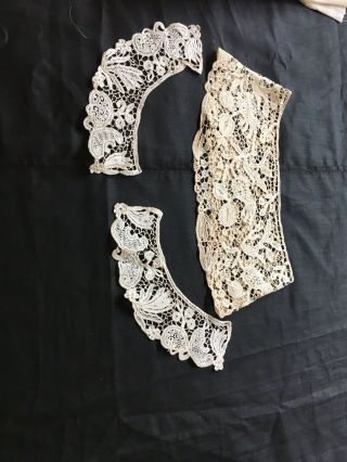Youghal Lace In The Round,  Plus a Pr of Youghal Cuffs. 2