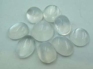 A Mixed Art Deco Era Group Of ' 9 ' Natural MOONSTONE Stones. 2