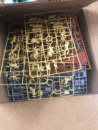 Over Three Pounds of 1/72 Figures - Knights,  Native American Cowboys,  Moors 2