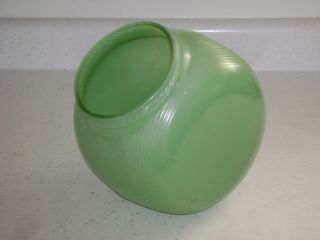 Vintage Green Hoosier Or Sellers Jar