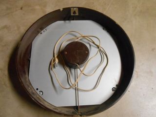 RARE VINTAGE GENERAL ELECTRIC MODEL 2012 INDUSTRIAL SCHOOL WALL CLOCK GLASS FACE 4