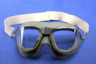 Rare Ww2 Usn Mk Iv Flighter Pilots Flight Goggles