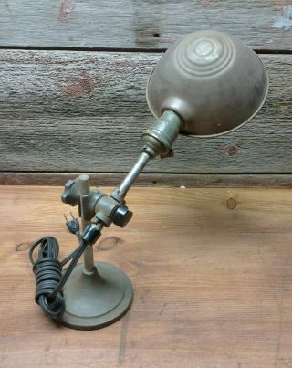 Vintage Industrial Metal Cast Iron Desk Lamp