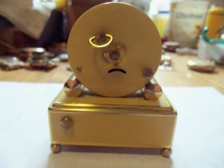 Vintage Reuge Music Box Alarm Clock 4