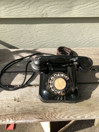 Vintage NEC Phone - Rotary Dial - Rare - Telephone - See Photos 2