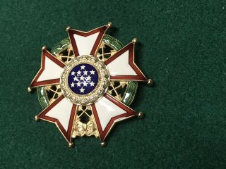 Vietnam War Era American Legion of Merit Chief Commander Breast Star/Medal/Award 3