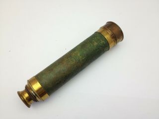 Vintage Brass Nautical Ships Maritime Collapsible Telescope