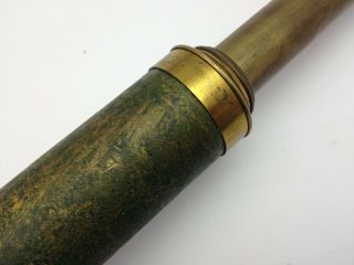 Vintage Brass nautical ships maritime Collapsible Telescope 5